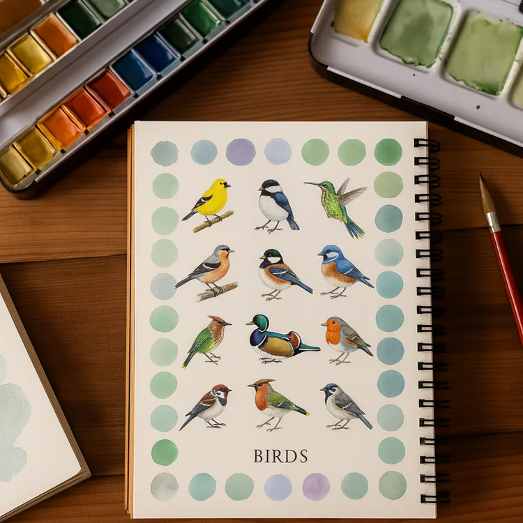 Komplett set för akvarellmålning – inklusive GRATIS färger och penslar